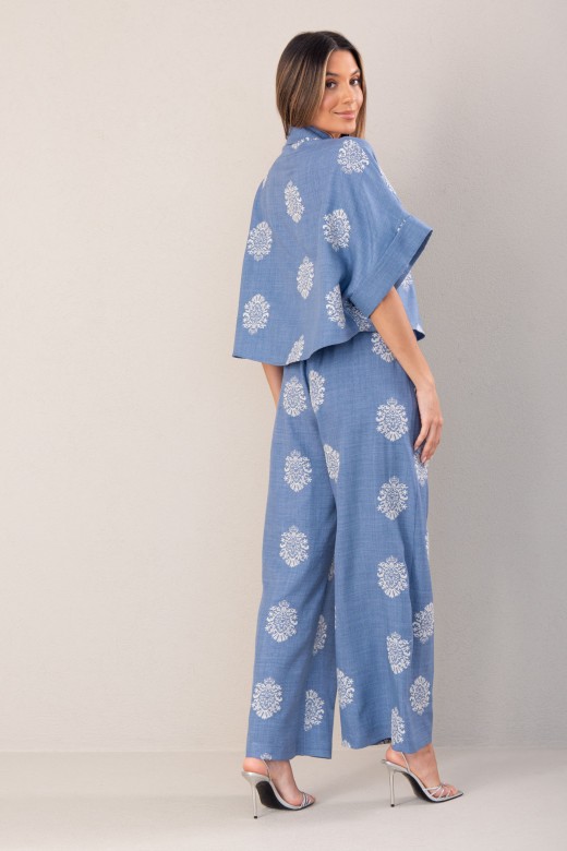 Cala wide leg estampada