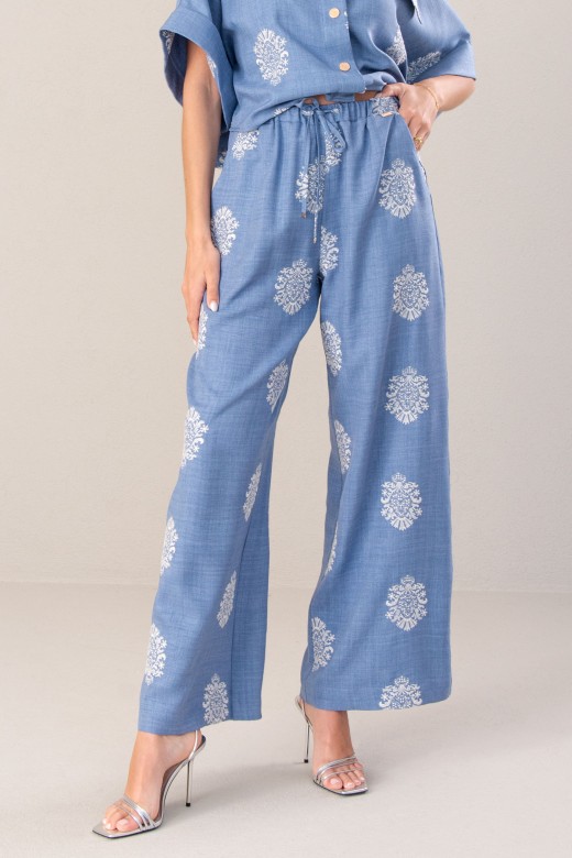 Cala wide leg estampada