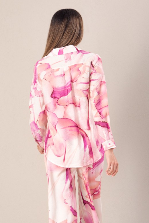 Chemise imprime  manches longues