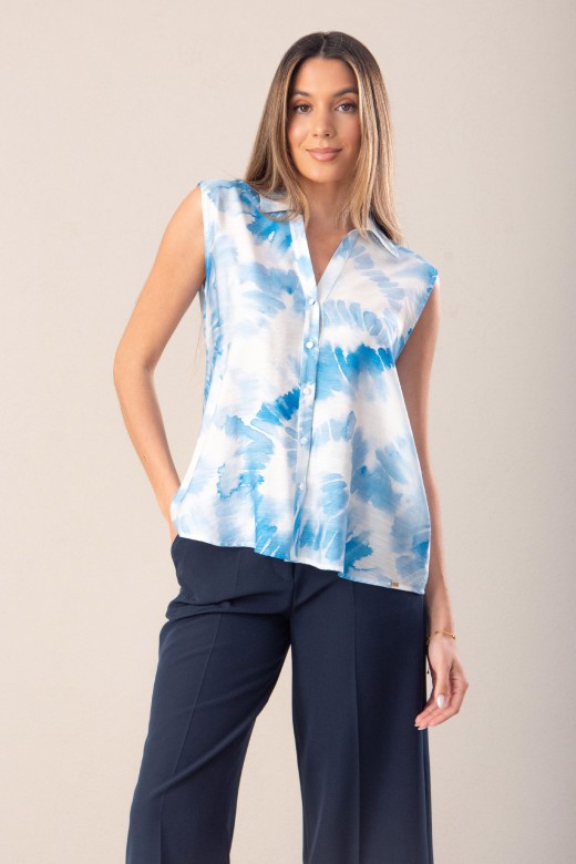 Blouse fluide imprime