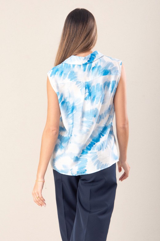 Blouse fluide imprime