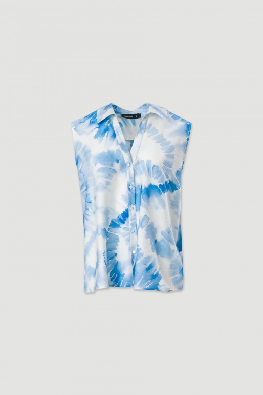 Blouse fluide imprime