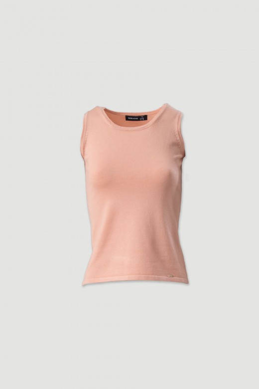 Top malha bsico em viscose