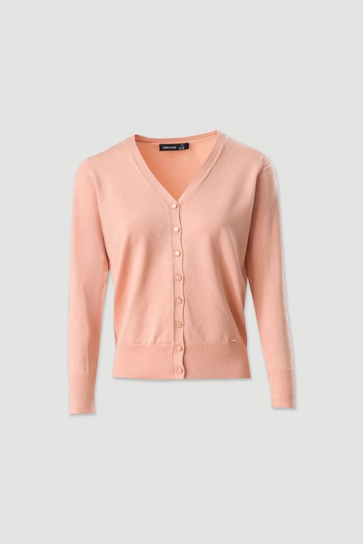 Basic knit jacket