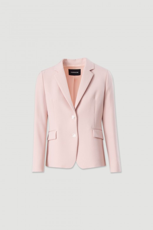 Blazer clssico cintado