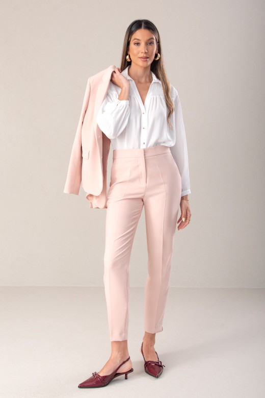 Pantalon classique avec ceinture lastique