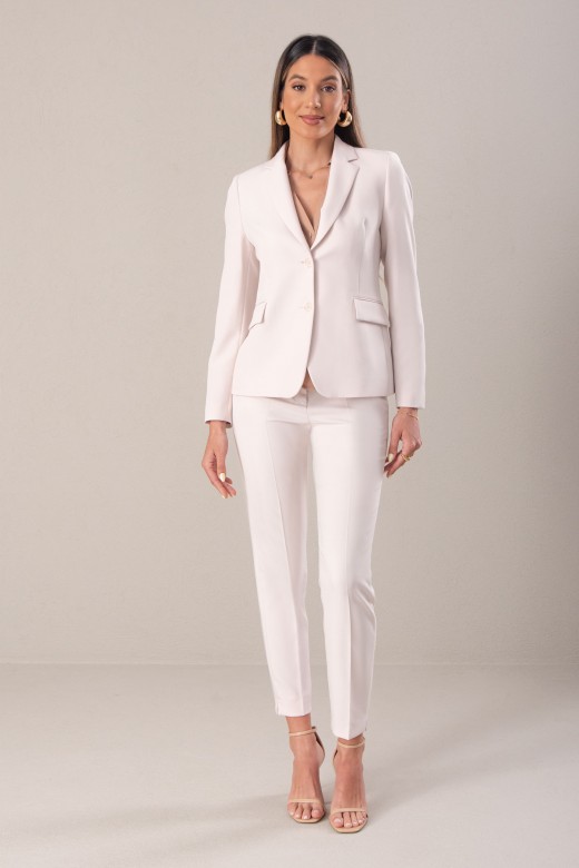 Blazer clssico cintado