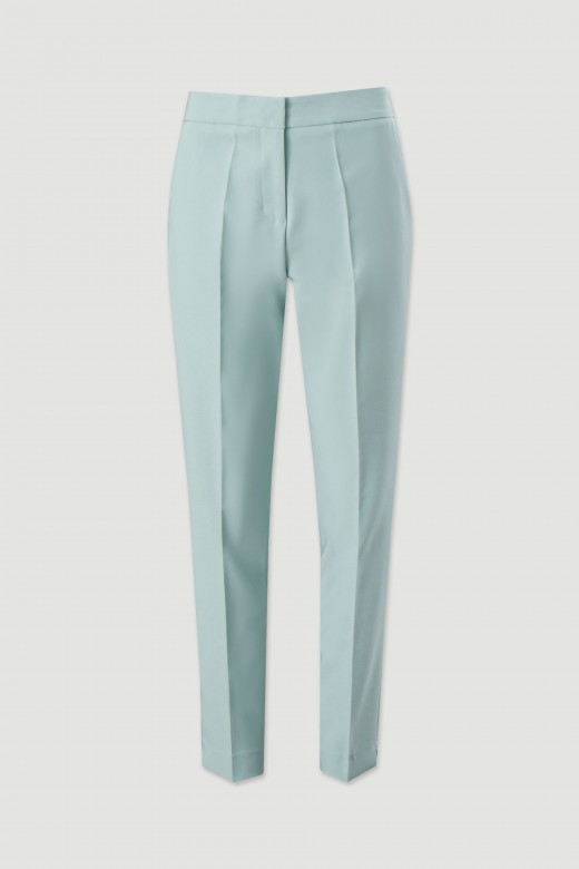 Calça clássica com cinto elástico Calça clássica com cinto elástico