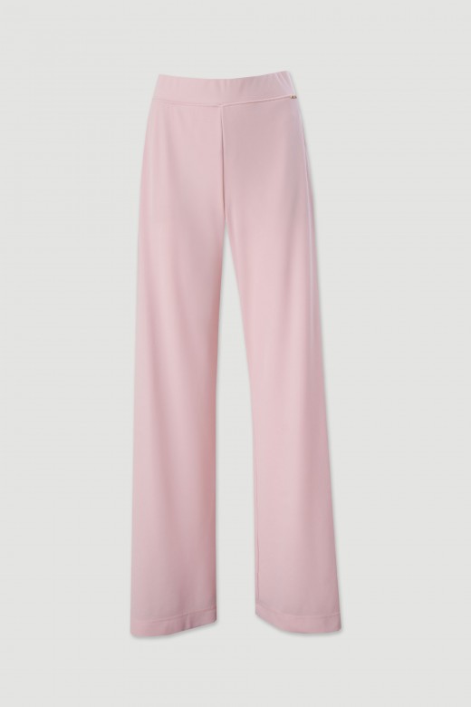 Cala wide leg em malha