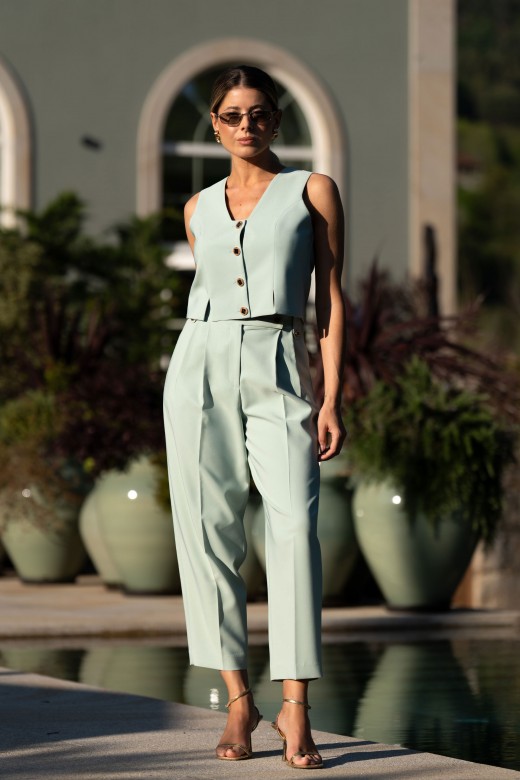 Classic pleated trousers