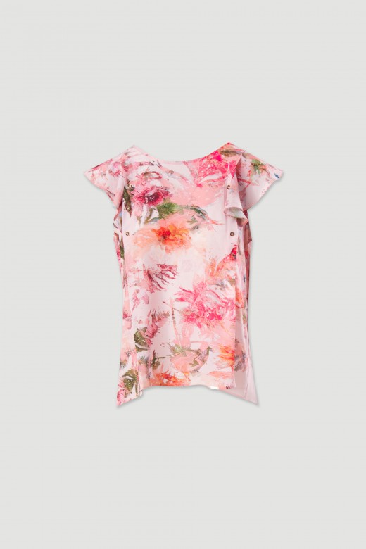 Top estampado floral