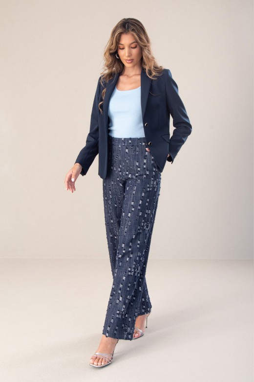 Blazer clssico cintado