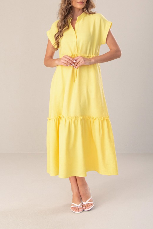 Dress with adjustable waist