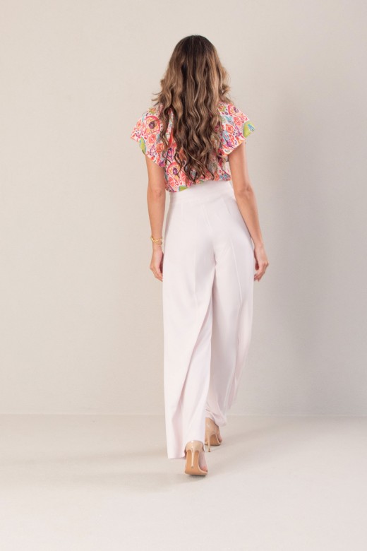 Pantaln wide leg clsico
