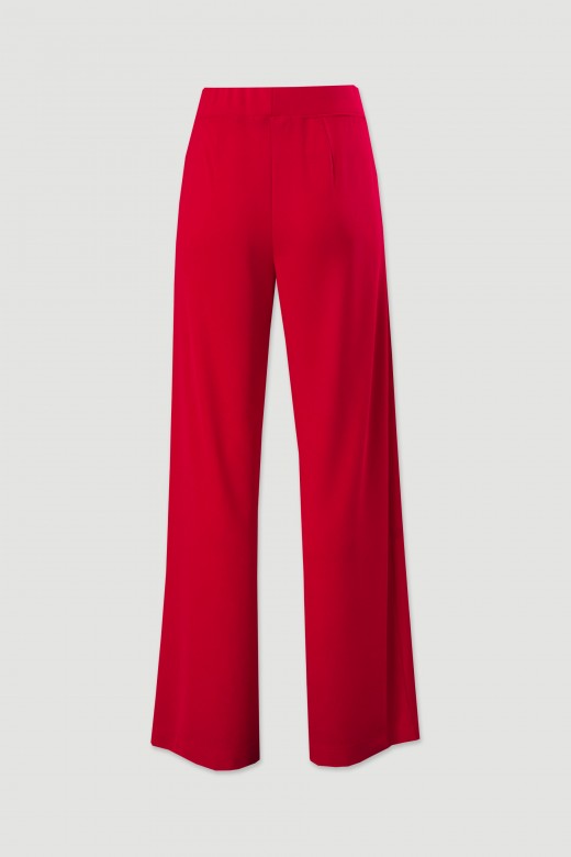 Cala wide leg em malha