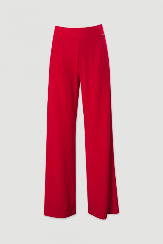 Cala wide leg em malha