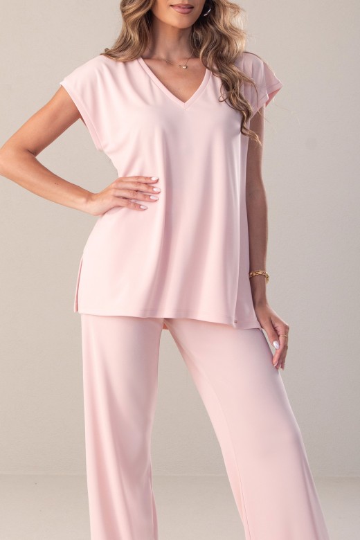 Asymmetric oversized tunic