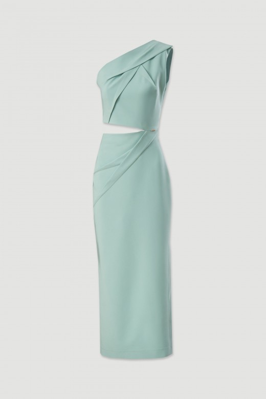 Vestido assimtrico cut out