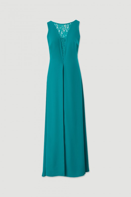 Flowy jumpsuit with tulle details