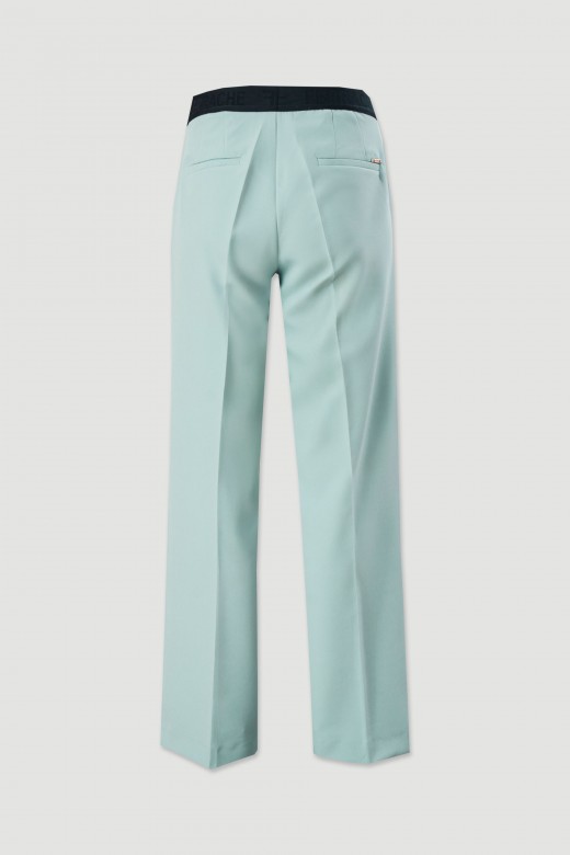 Classic high-waisted pants