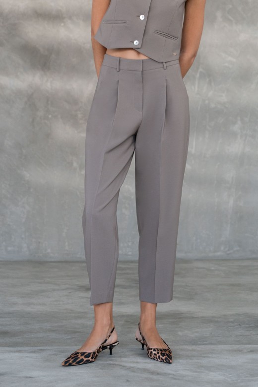 Classic trousers with pleat detail Classic trousers with pleat detail