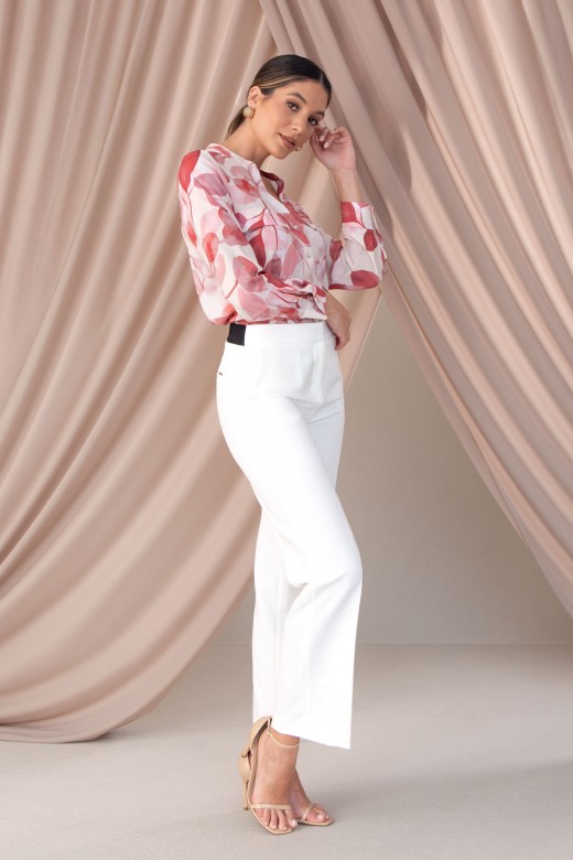Classic high-waisted pants