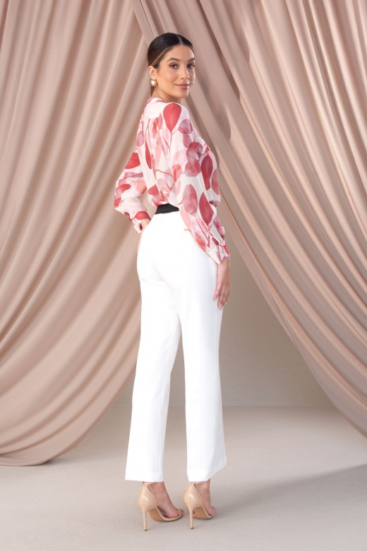 Classic high-waisted pants