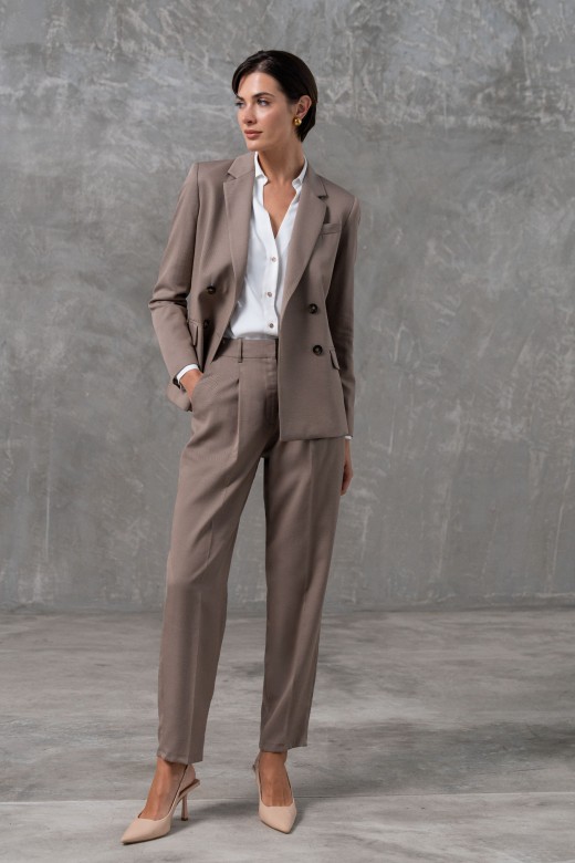 Pantalon classique en tissu doublé Pantalon classique en tissu doublé