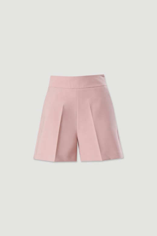 Pantaln corto de cintura alta