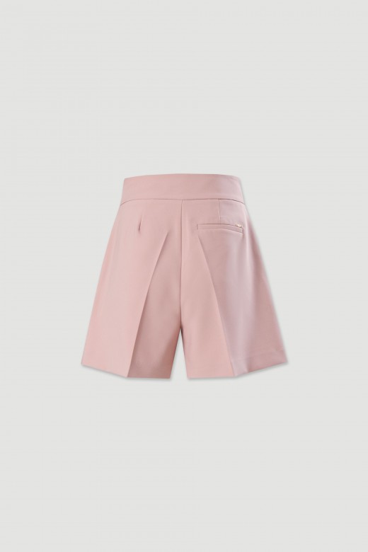 Pantaln corto de cintura alta