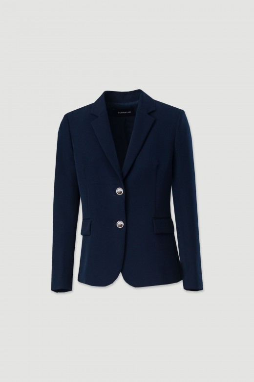 Blazer clssico cintado