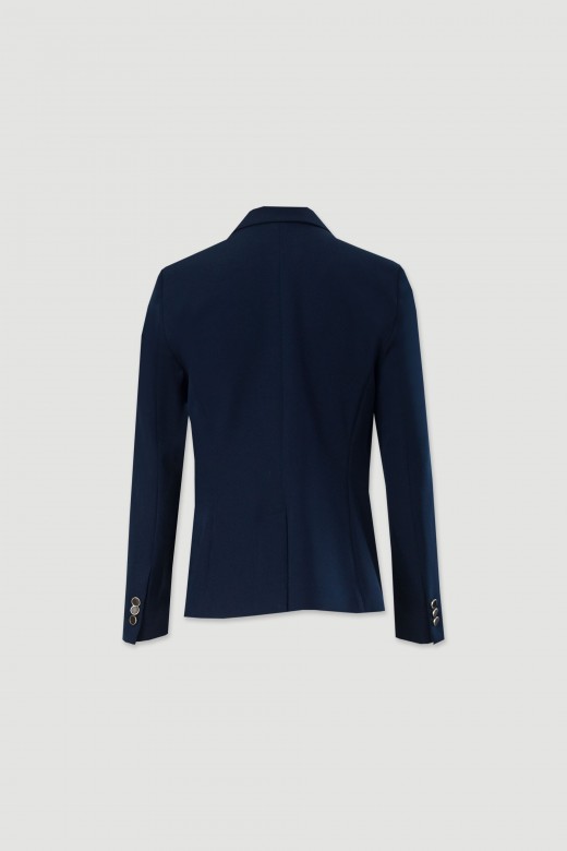 Blazer clssico cintado
