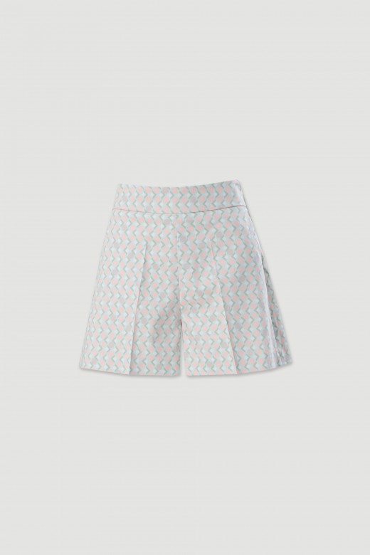 Pantaln corto estampado de algodn