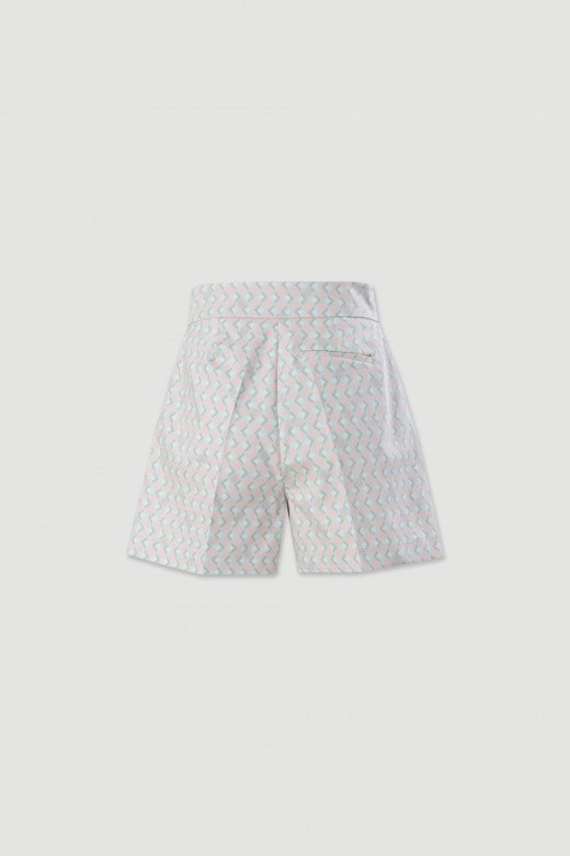Pantaln corto estampado de algodn
