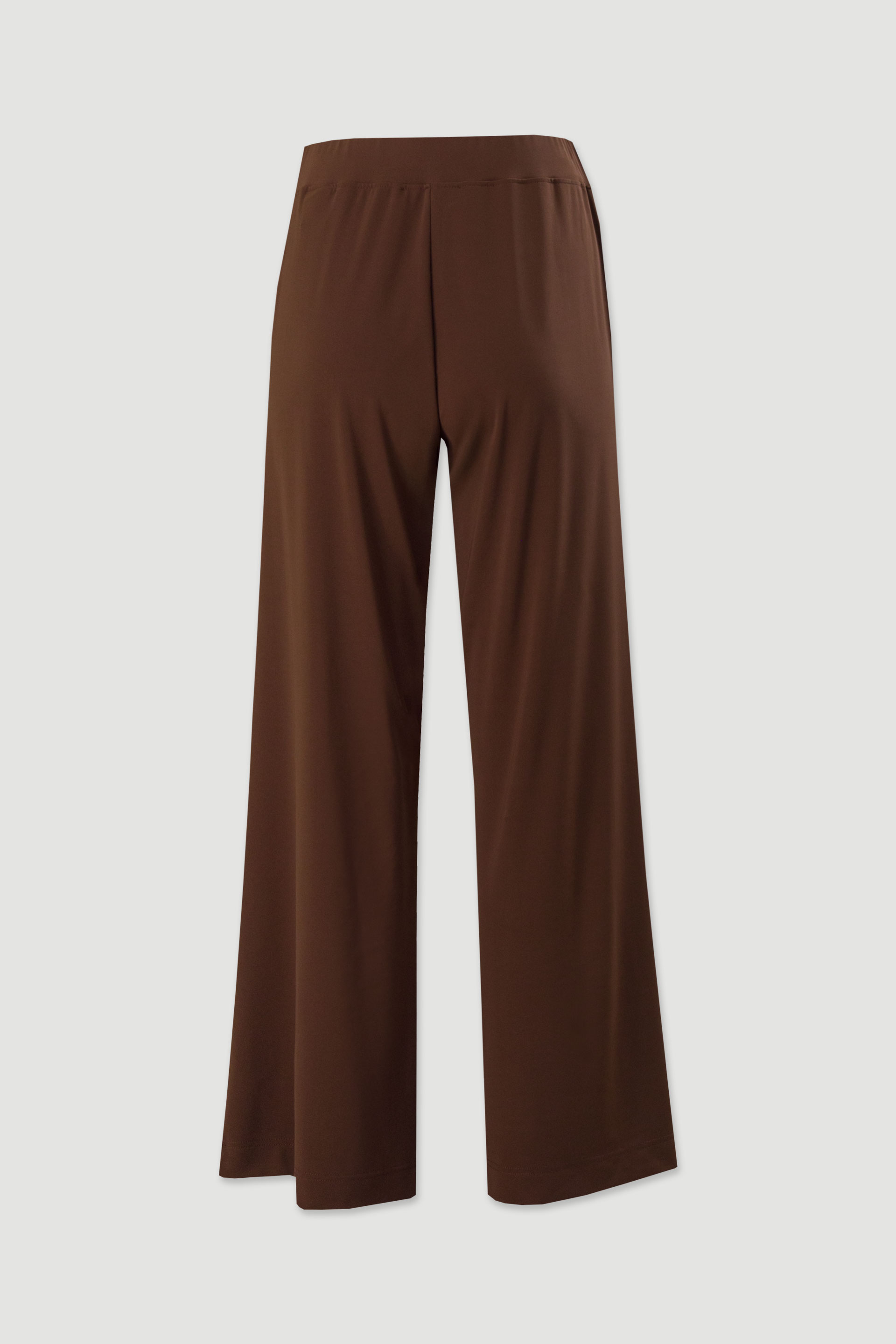 Calça wide leg em malha