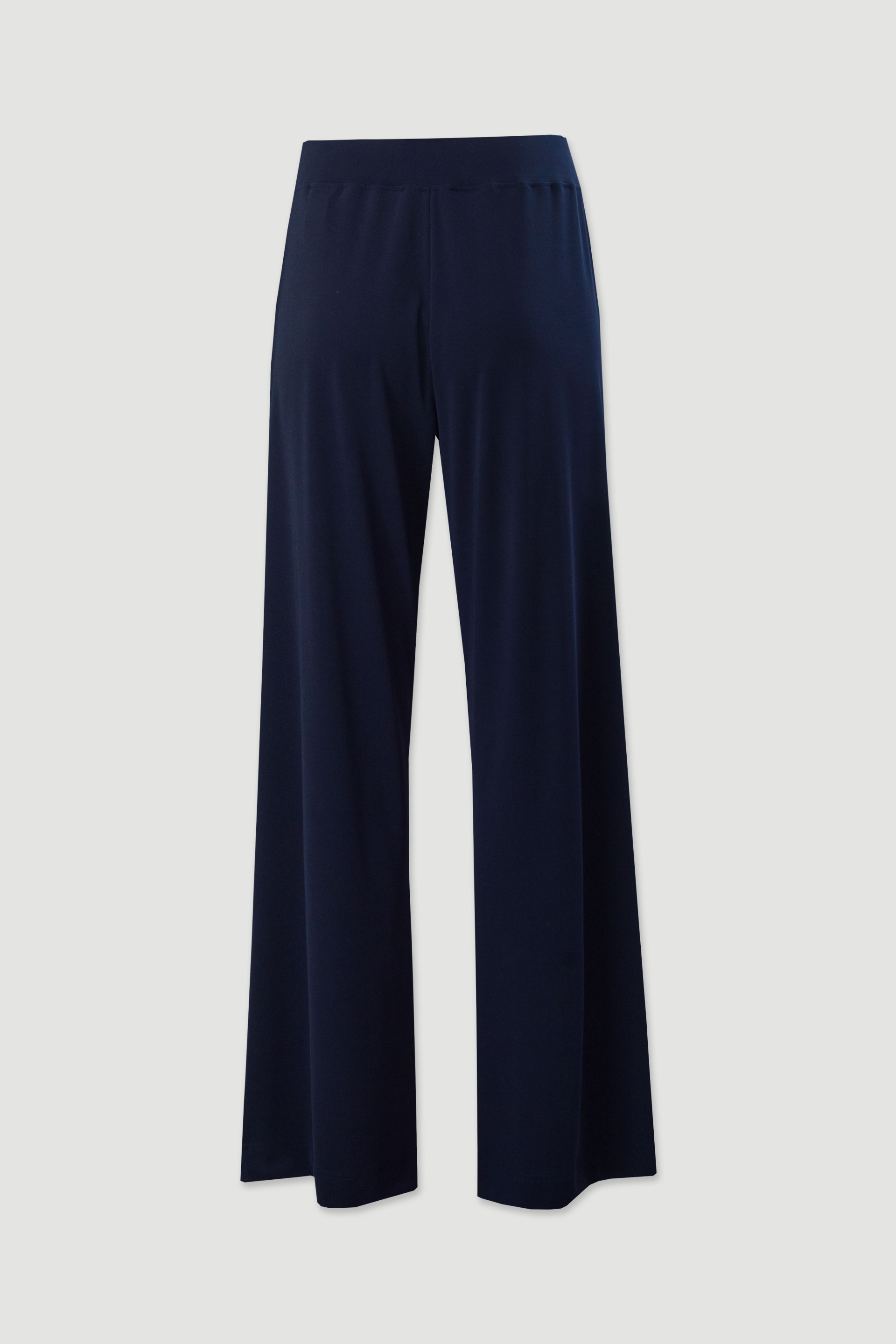 Calça wide leg em malha