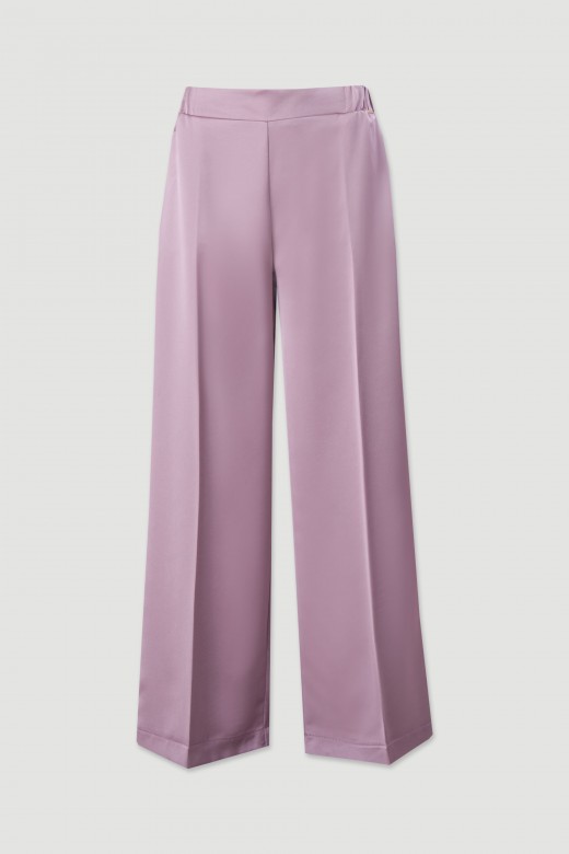Satin wide-leg trousers Satin wide-leg trousers