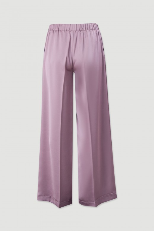 Satin wide-leg trousers Satin wide-leg trousers