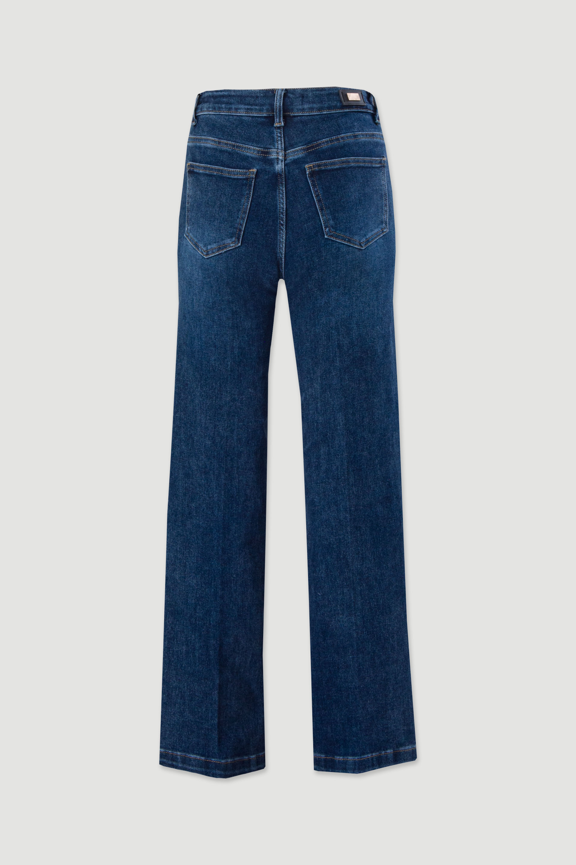 Vaqueros rectos de cintura alta