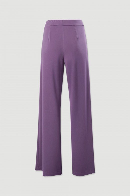 Cala wide leg em malha