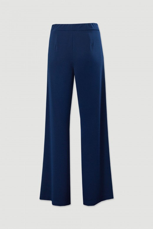 Cala wide leg em malha