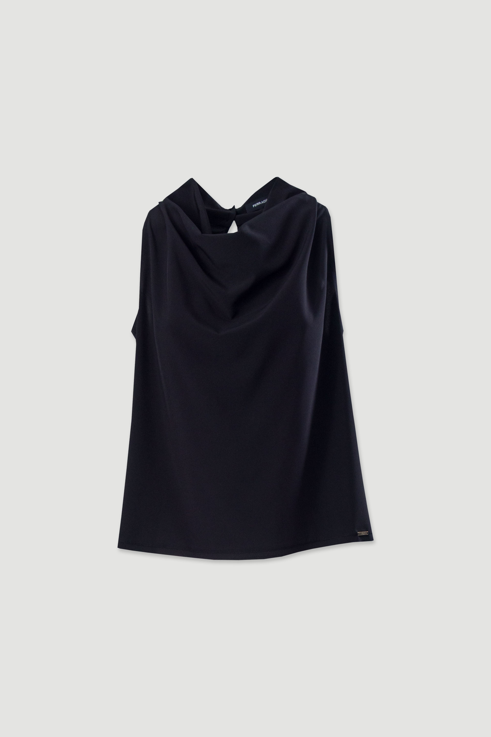 Top gola subida drapeada