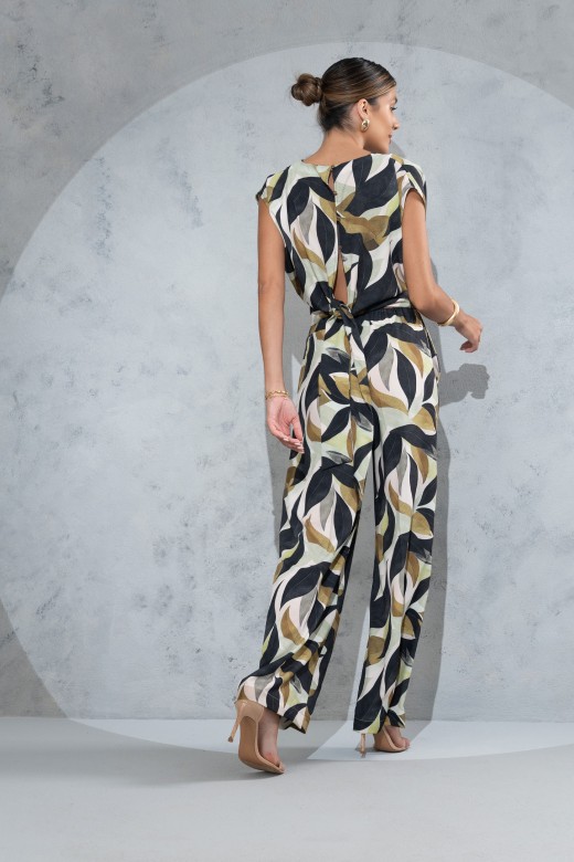 Pantaln fluido estampado