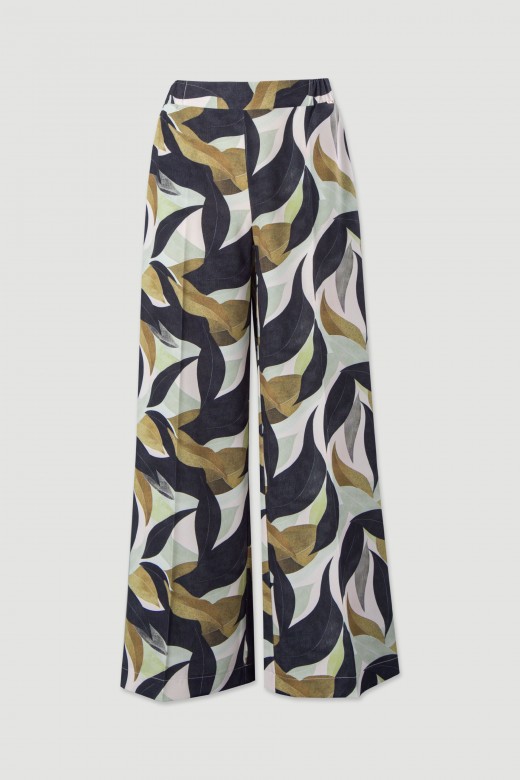 Pantaln fluido estampado