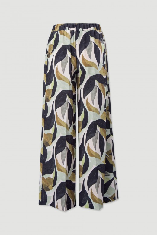 Pantaln fluido estampado
