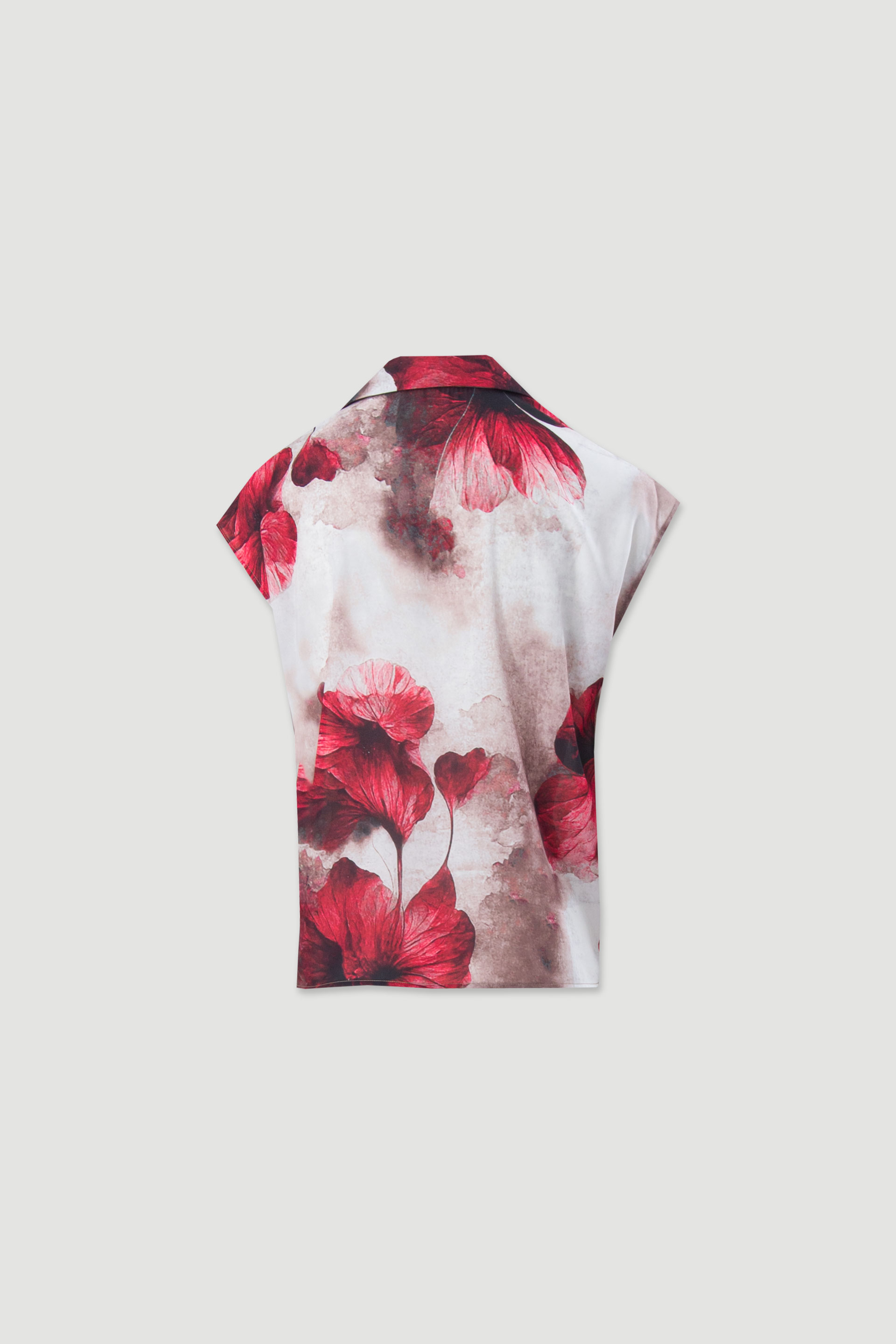 Blouse with floral print