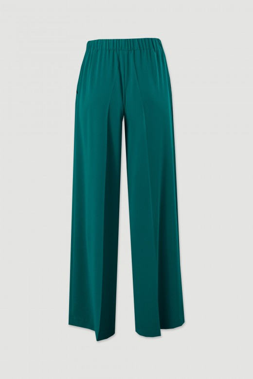 Fluid wide-leg trousers