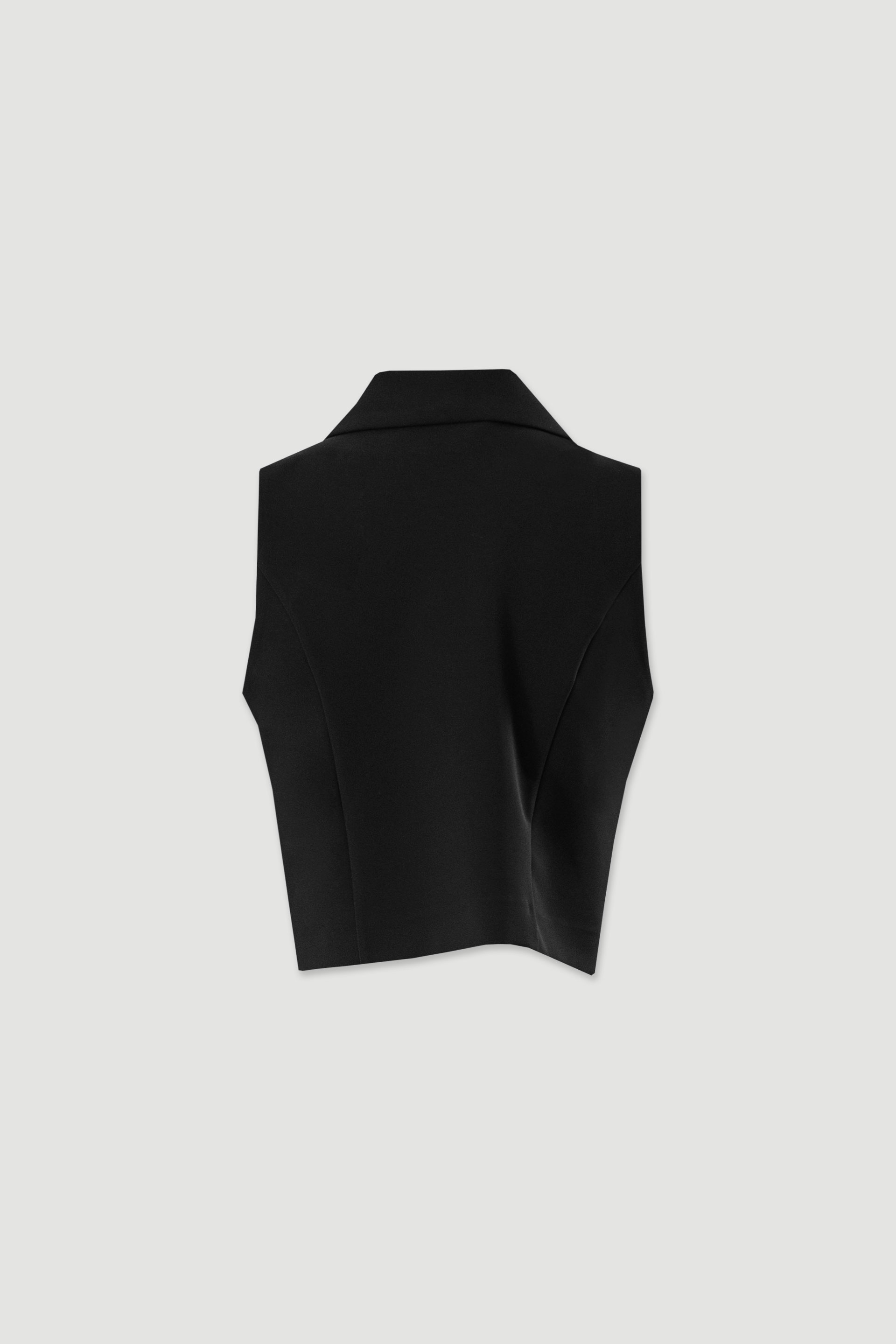 Chaleco asimétrico cruzado