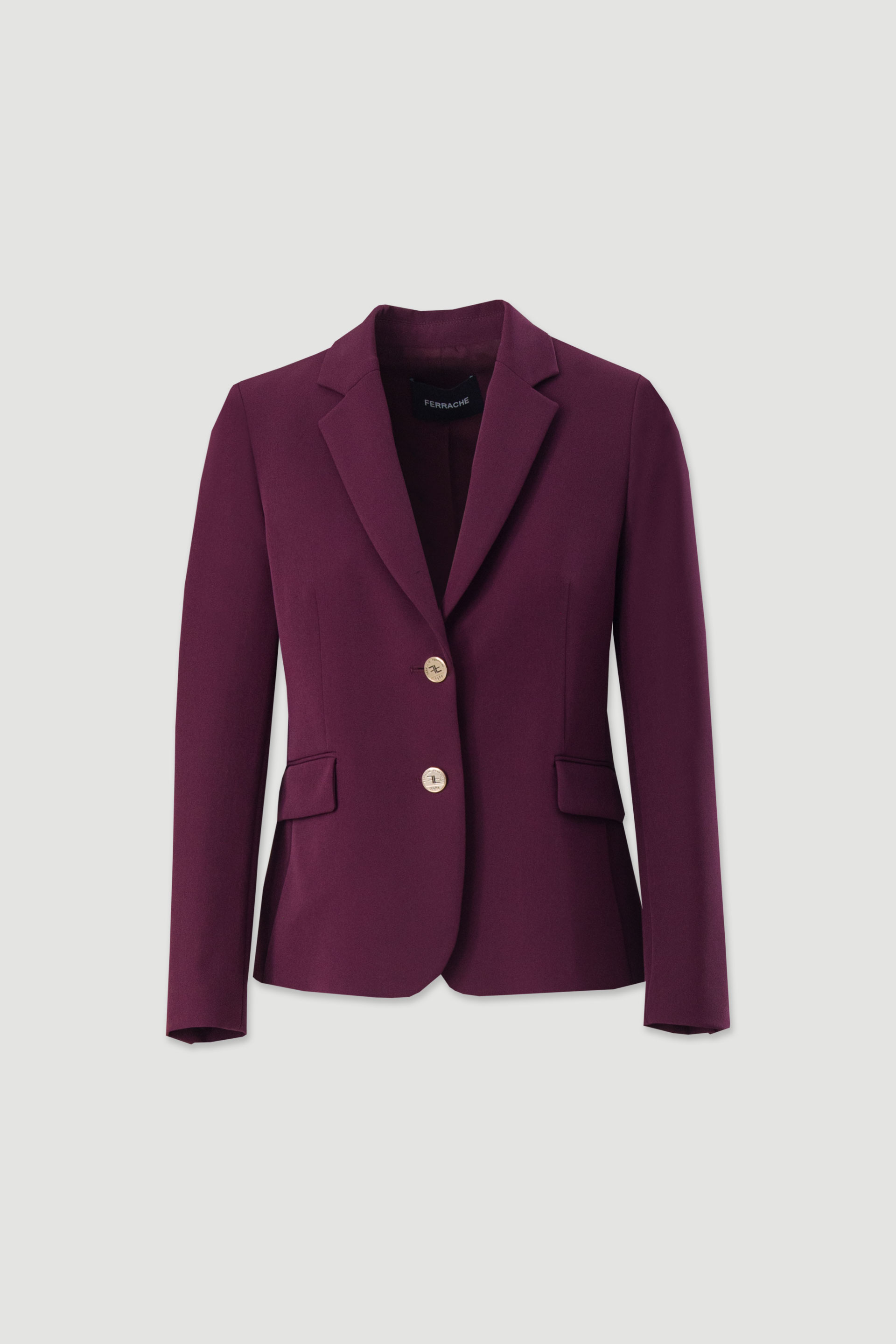 Blazer classique de tailleur avec boutons métalliques