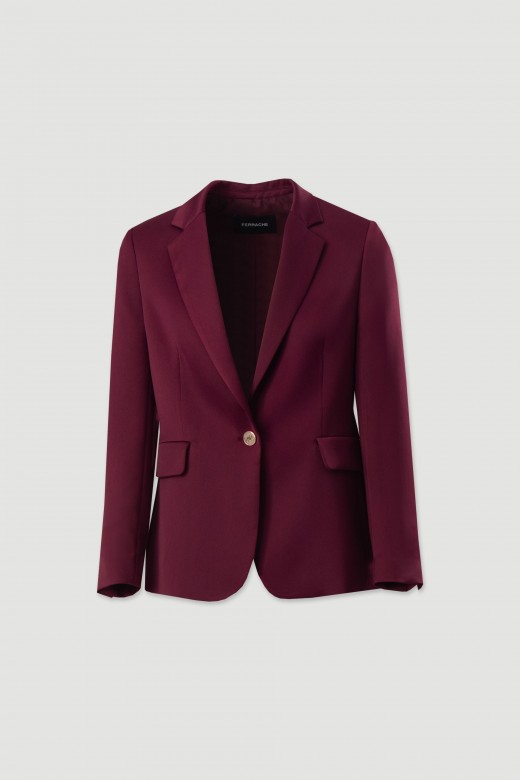 Blazer clsico satinado